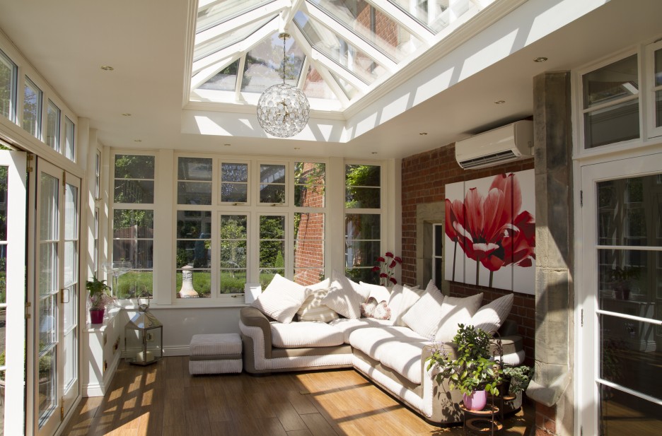 Wooden Orangery with BiFolds