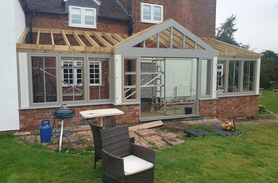 Accoya Orangery with Tiled Roof